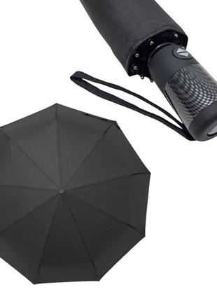 Мужской зонт Toprain черный полный автомат #03050