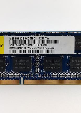 Оперативная память для ноутбука SODIMM Elixir DDR3 4Gb 1600MHz...