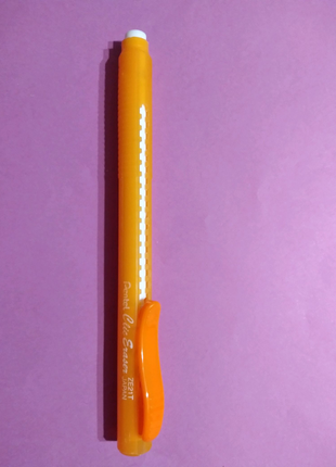 Механічний олівець гумка ф-ми  PUSH JAPAN помаранчевий