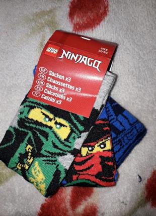 Комплект шкарпеток на хлопчика 
ninjago