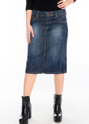 Распродажа длинная джинсовая юбка р. 48 l