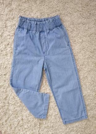 Стильные легкие джинсы девушкеизнашня one 134-140 в отличном с...