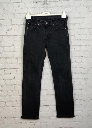 Чоловічі джинси чорні levi's 514 regular fit original стильні ...