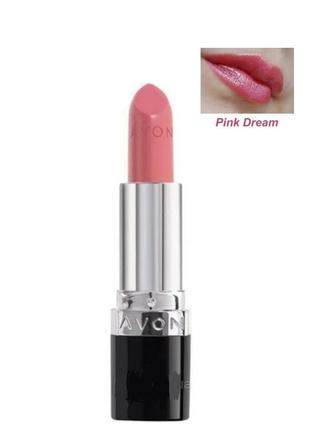 Увлажняющая кремовая губная помада avon "ультра" pink dream/ка...