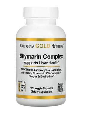 Силімариновий комплекс для печінки з розторопшею, куркуміном, ...