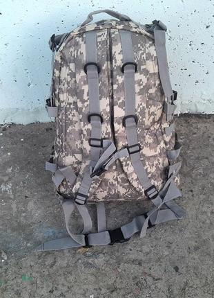 Тактический военный армейский рюкзак на 35 литров. серый пиксель