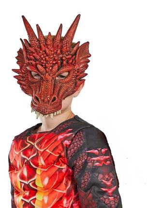 Карнавальный костюм косплей cosplay с маской дракон dragon hal...