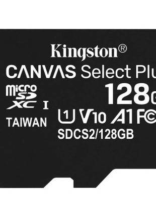Карта памяти Kingston 128GB microSDXC Class 10 Canvas Select P...