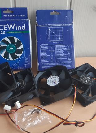Вентилятори нові для охолодження корпусів  70мм / 80мм/ 92мм