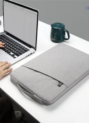 Чехол-сумка с ручкой для ноутбука макбука MacBook Air/Pro M1 M...