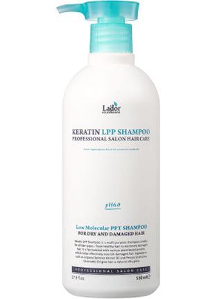 Шампунь La'dor Keratin LPP Shampoo Кератиновый безсульфатный 5...