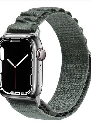 Ремешок Alpine Loop green для Apple Watch Ultra8/7/6/5/4/3(42/...