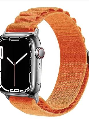 Ремешок Alpine Loop orange для Apple Watch Ultra8/7/6/5/4/3(42...