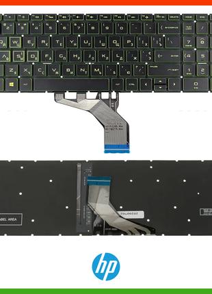 Клавиатура для ноутбука HP 15-cx, 15-ec (rus, подсветка клавиш...