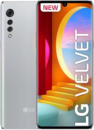 Смартфон LG Velvet G9 6/128Gb 5G White, 1sim, 6,7" P-OLED, 48+...