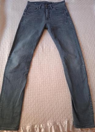 Джинсы мужские jack &amp; jones демисезонные плотные джинсы узкие