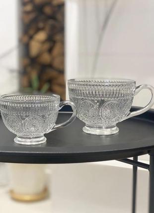 Набор кофейных чайных чашек стеклянных чашек чашка набор чашек