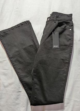 Жіночі однотонні джинсові кюлоти nasty gal, розмір s, чорний