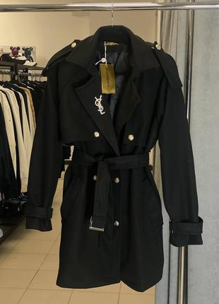 Женское пальто в стиле yves saint laurent
