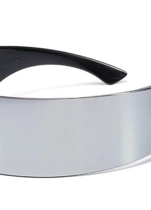 Футуристические очки RESTEQ для мужчин и женщин, серебристые