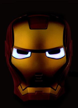 Светодиодная маска Железного Человека RESTEQ из Мстителей, Мас...