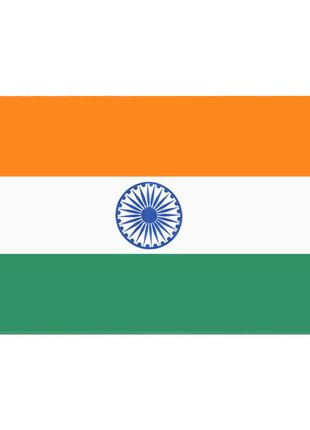 Флаг Индии 150х90 см. Индийский флаг полиэстер RESTEQ. Indian ...