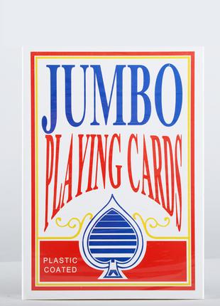 Игральные карты увеличенного размера Jumbo 37х26 см. Игральные...
