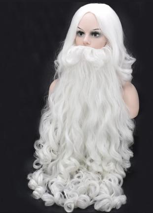 Парик и борода (80 см) Деда Мороза RESTEQ