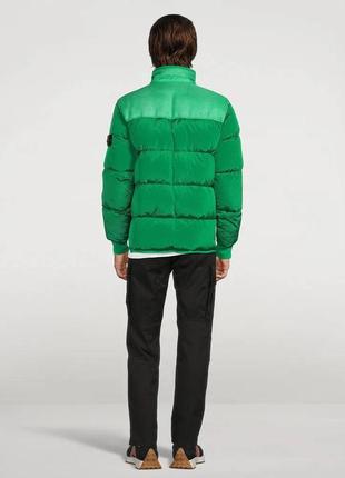 Stone island modified panama nylon mix down jacket