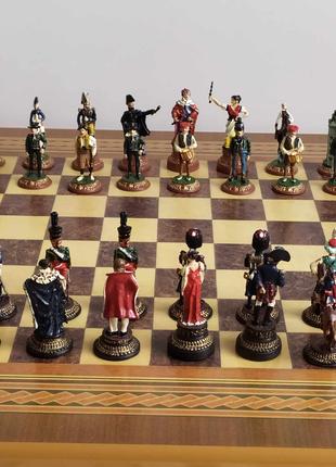 Колекційні шахи «Наполеон», Italfama, ручна робота, метал