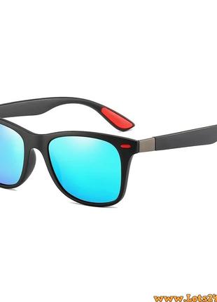 Солнцезащитные очки Wayfarer с поляризацией дизайн Ray-Ban пол...