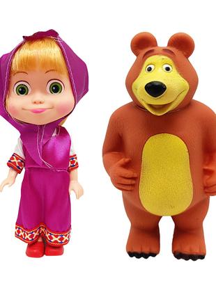 Кукла по мотивам мультфильма "Маша и Медведь" 8899-15(Violet)