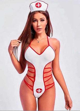Ролевой костюм медсестры - S/M - Белый – Ролевые костюмы