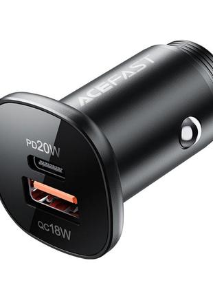 Автомобільний зарядний пристрій ACEFAST B1 mini 38W(USB-C+USB-...