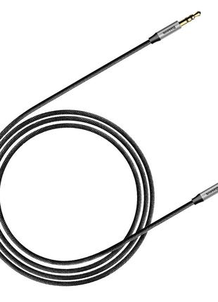 Аудiо-кабель Baseus Yiven Audio Cable M30 1M Silver+Black