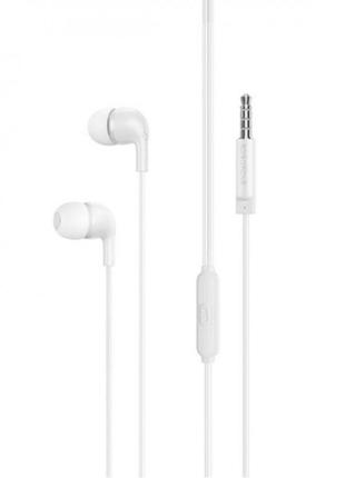 Навушники BOROFONE BM83 Craft universal earphones with mic White