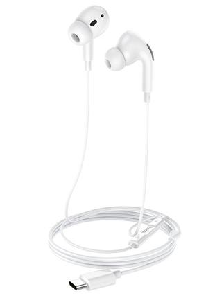 Навушники HOCO M1 Pro series earphones for Type-C White
