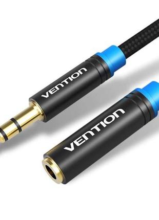 Кабель Vention Cotton Braided 3.5mm Audio Extension Cable 3M B...