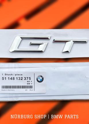 Шильд эмблема на крышку багажника BMW 6 серии GT G32 хром