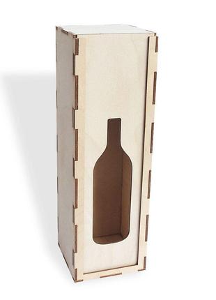 Коробка под бутылку вина/шампанского 113х360х110 мм 3мм Код/Ар...