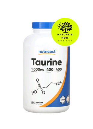 Nutricost таурин 1000 мг - 400 капсул / сша