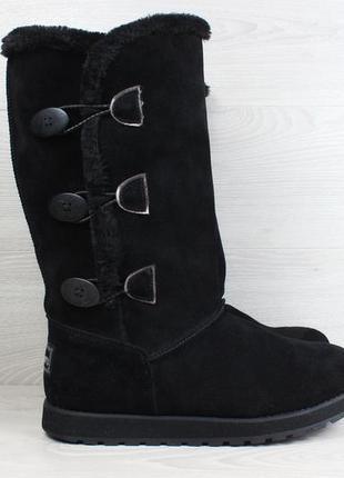 Зимові замшеві жіночі чоботи skechers оригінал, розмір 39 - 40