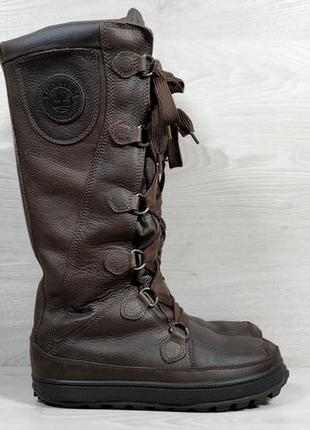 Зимові шкіряні жіночі черевики timberland оригінал, розмір 41