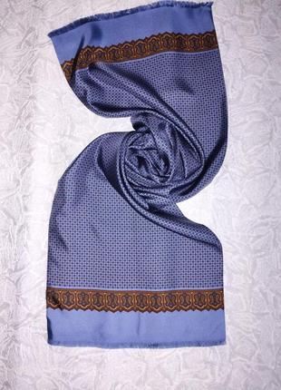 Двойной шелковый шарф унисекс