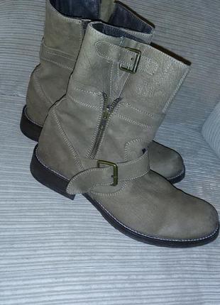 Зимові чоботи з нубуку  bon'a parte розмір 40-41 (27см)