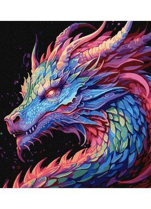 Картина за номерами "Барвистий дракон" [tsi232037-ТSІ]