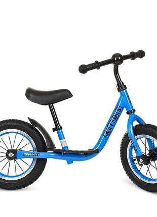 Беговел детский Profi Kids M 4067A-3 голубой, 12 дюймов