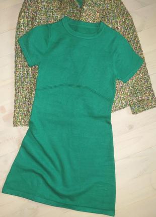 Сукня трикотажна смарагдового кольору  river island xs-s