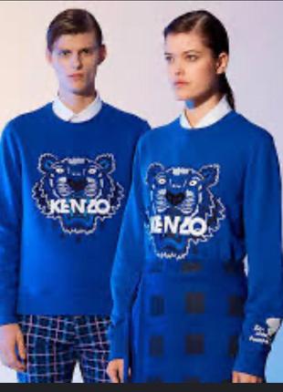 Kenzo blue marine foundation свитшот подростковый