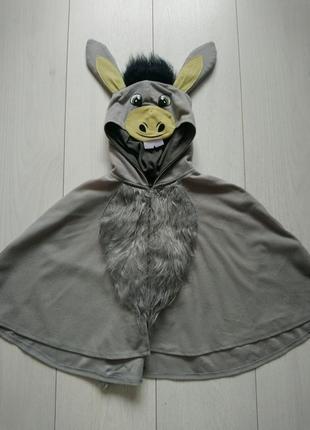 Карнавальный костюм накидка ослик donkey cape